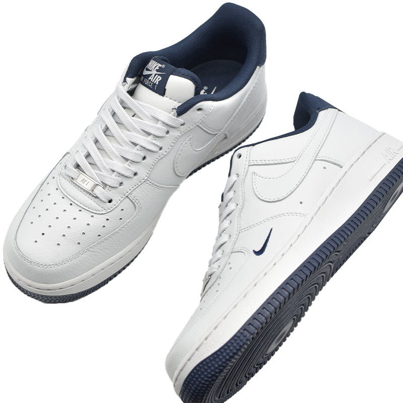 NIKE AIR FORCE 1 '07 LV8 " WHITE / NAVY " HM9483-001