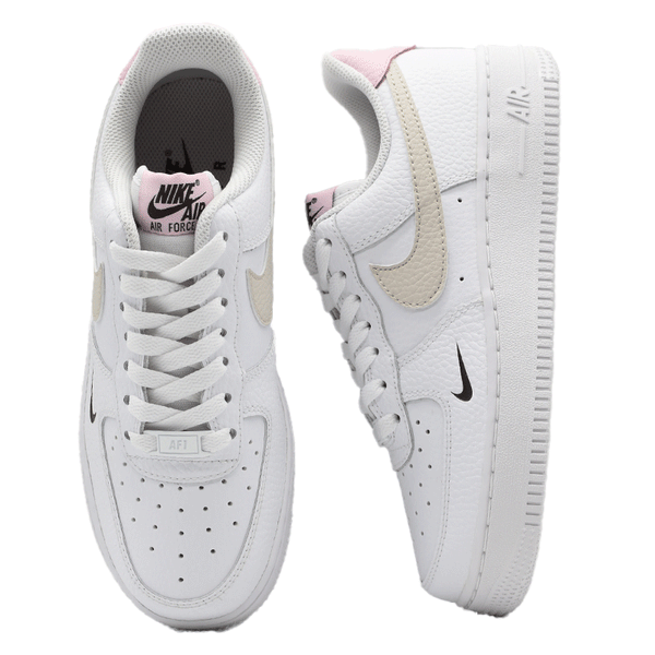 海外限定 NIKE AIR FORCE 1 " TUMBLED PINK MINI SWOOSH " HF9992-100