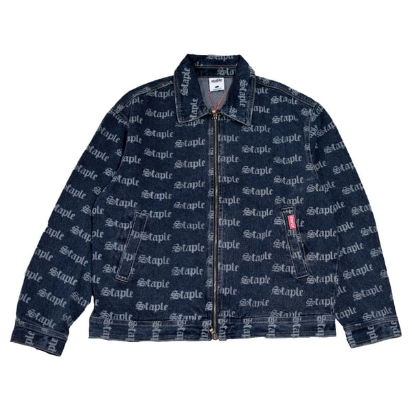 STAPLE BOWERY DENIM JACKET DARK BLUE