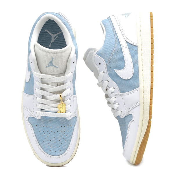 NIKE AIR JORDAN 1 LOW DENIM / WORN BLUE " HQ2004-400