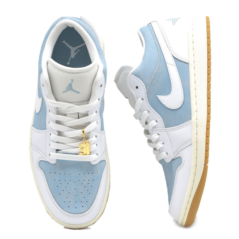 NIKE AIR JORDAN 1 LOW DENIM / WORN BLUE " HQ2004-400