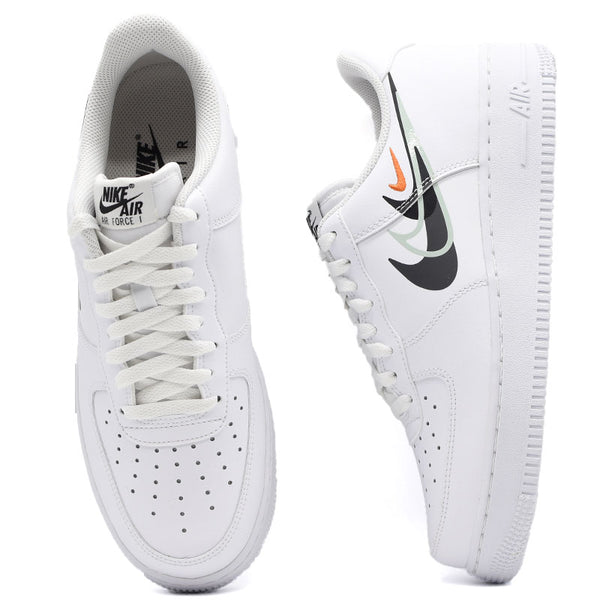 Nike Air Force 1 Low Multi Swoosh White Black FN7807-100