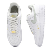 NIKE WMNS AIR FORCE 1 '07 ESSENTIAL " WHITE LIGHT SILVER " CZ0270-106