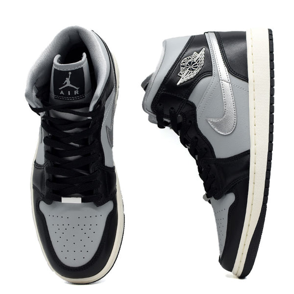 NIKE WMNS AIR JORDAN 1 MID SE "Black Chrome" FB9892-002