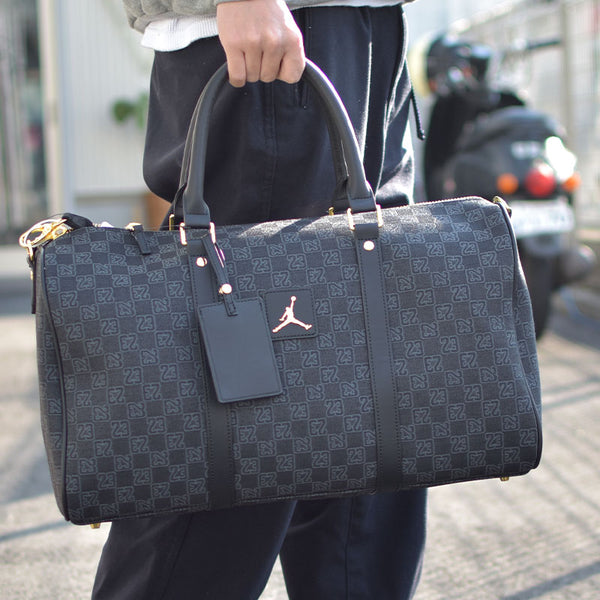 JORDAN BRAND MONOGRAM DUFFLE BAG BLACK