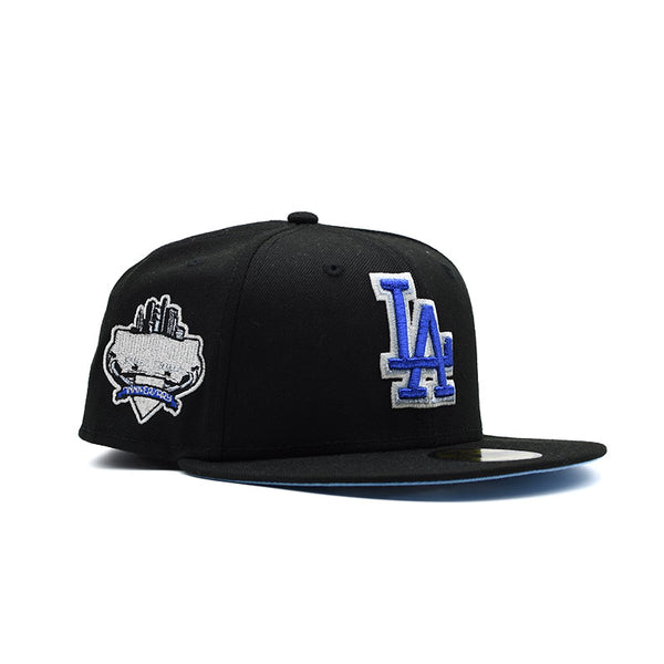 海外限定 NEW ERA 59FIFTY BLACK DOME LOS ANGELES DODGERS 40TH ANNIVERSARY STADIUM PATCH HAT