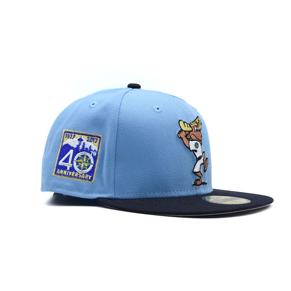 海外限定 NEW ERA 59FIFTY FITTED SEATTLE MARINERS MOOSE 40TH ANNIVERSARY SIDE PATCH