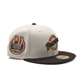 海外限定 NEW ERA SAN DIEGO PADRES 20 YEARS STONE COPPER TWO TONE EDITION 59FIFTY FITTED