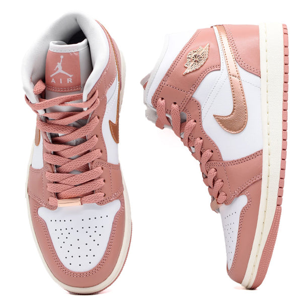 Air jordan 1 shop mid rose gold