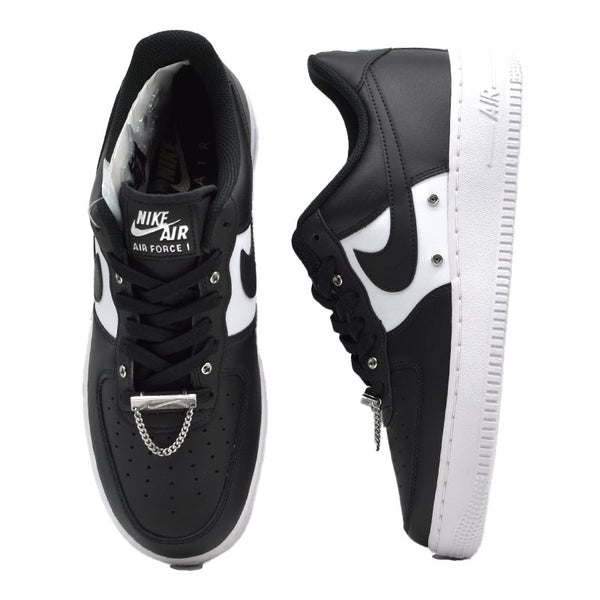 NIKE AIR FORCE 1 LOW SILVER SNAP BUTTONS " BLACK " DA8571-001