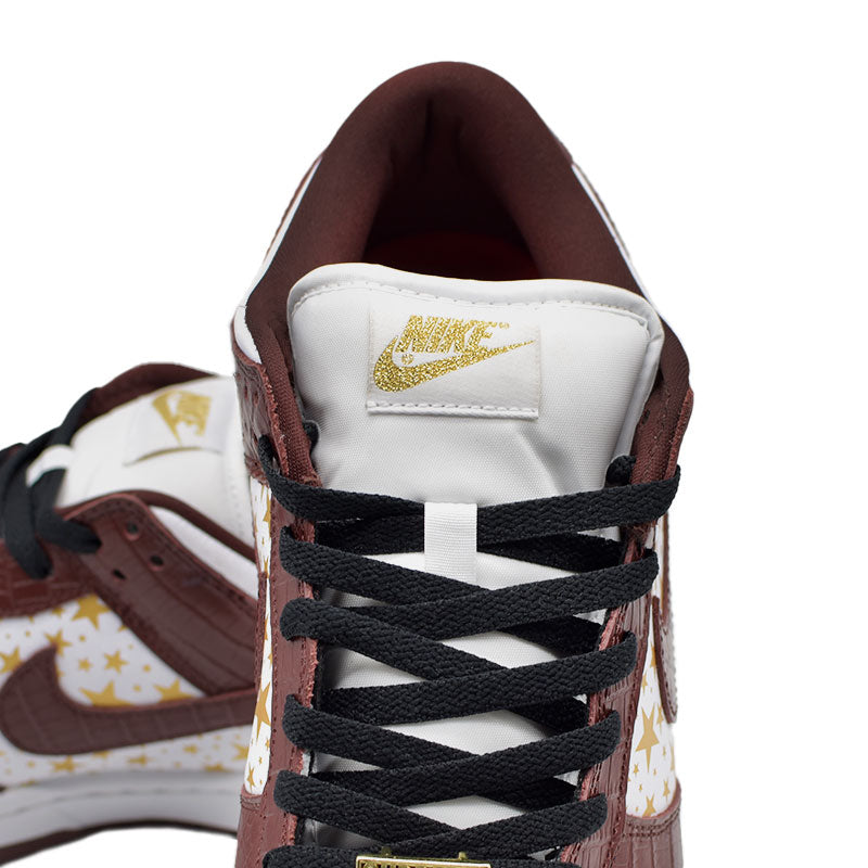 SUPREME × NIKE SB DUNK LOW OG QS GOLD STARS " BROWN " DH3228-103