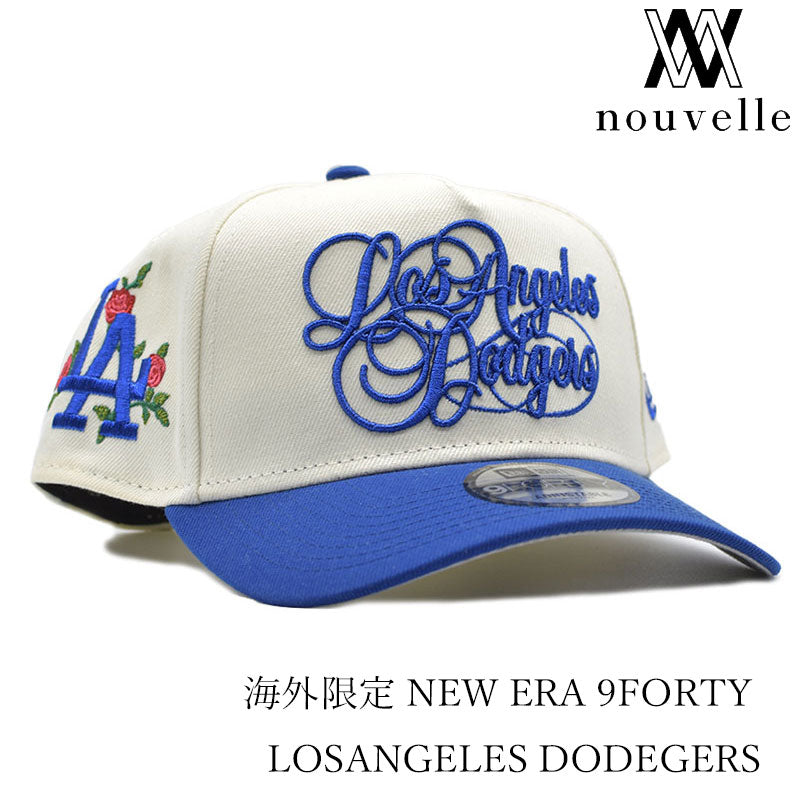 海外限定 NEW ERA 9FORTY LOSANGELES DODEGERS BLUE WHITE