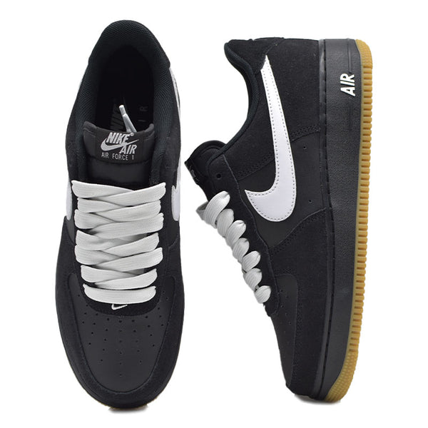 NIKE AIR FORCE 1 ' 07 LV8 " BLACK / GUM LIGHT BROWN / WHITE " IB6388-001
