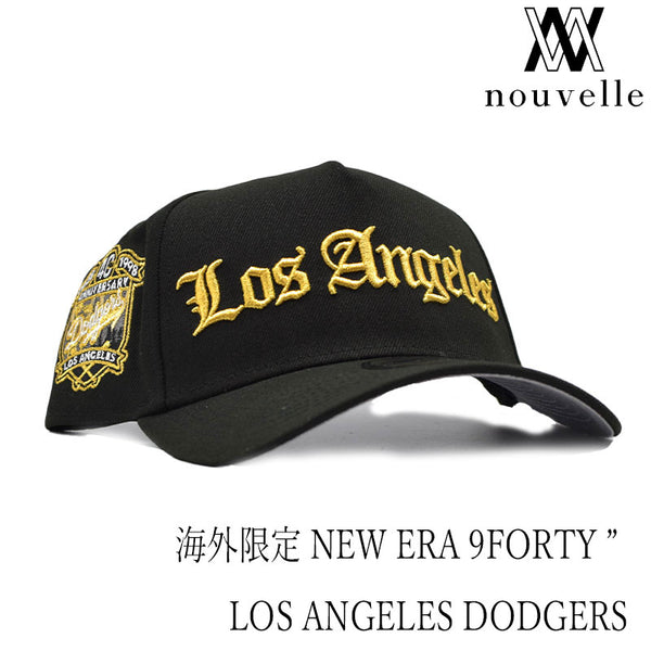 海外限定 NEW ERA 9FORTY ” LOS ANGELES DODGERS BLACK GOLD