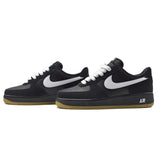 NIKE AIR FORCE 1 ' 07 LV8 " BLACK / GUM LIGHT BROWN / WHITE " IB6388-001