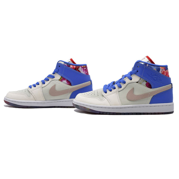 海外限定 NIKE WMNS AIR JORDAN 1 MID SE VALENTINE'S DAY FLOWERS FD4331-121