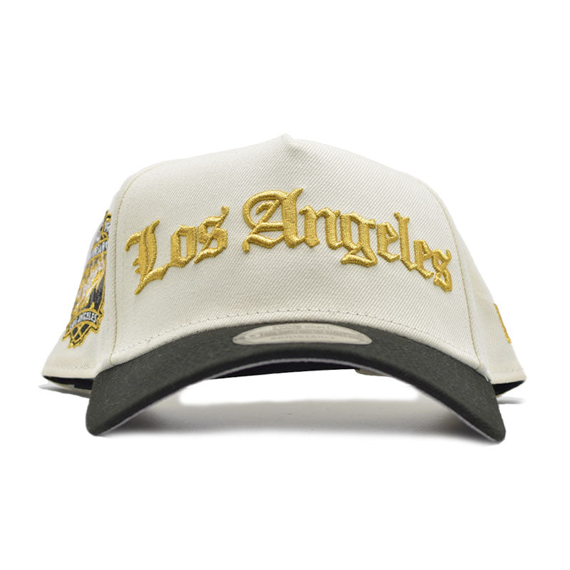 海外限定 NEW ERA 9FORTY ” LOS ANGELES DODGERS WHITE GOLD