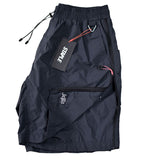 STAPLE CARLTON NYLON ZIP SHORT BLACK