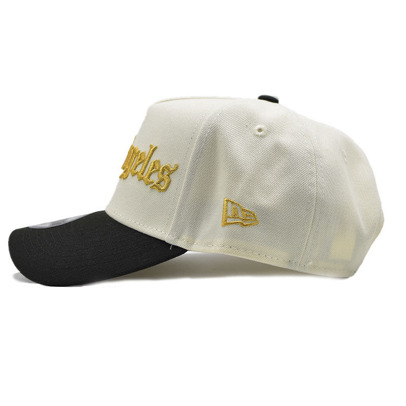 海外限定 NEW ERA 9FORTY ” LOS ANGELES DODGERS WHITE GOLD