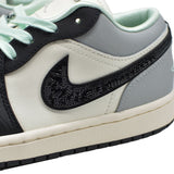 海外限定 NIKE AIR JORDAN 1 LOW " WHITE / BLACK / TURQUOISE " IX5001-101