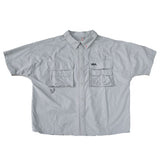 STAPLE RITZ S/S NYLON SHIRT GRAY