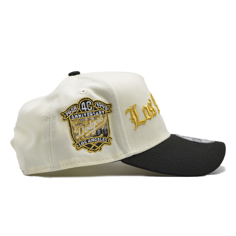 海外限定 NEW ERA 9FORTY ” LOS ANGELES DODGERS WHITE GOLD