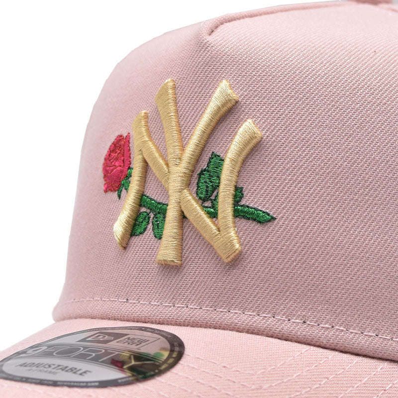海外限定 NEW ERA 9FORTY ” NEWYORK YANKEES PINK ROSE ”