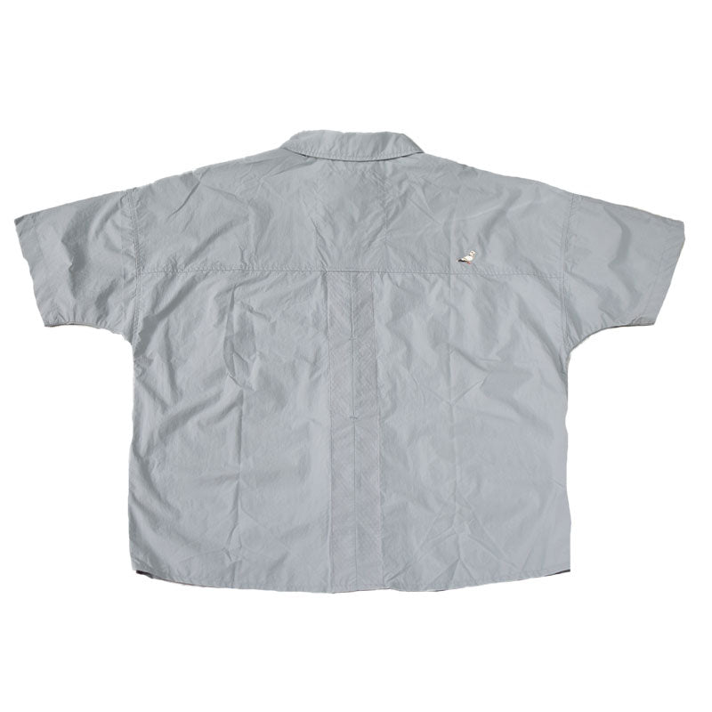 STAPLE RITZ S/S NYLON SHIRT GRAY