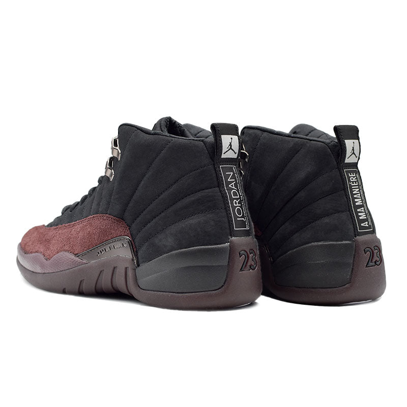 A MA MANIERE × NIKE AIR JORDAN 12 " BLACK BURGUNDY " DV6989-001