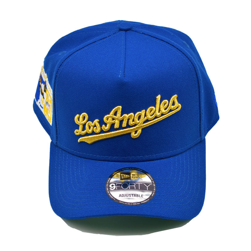 海外限定 NEW ERA 9FORTY  LOS ANGELES DODGERS BLUE " JACKIE ROBINSON "