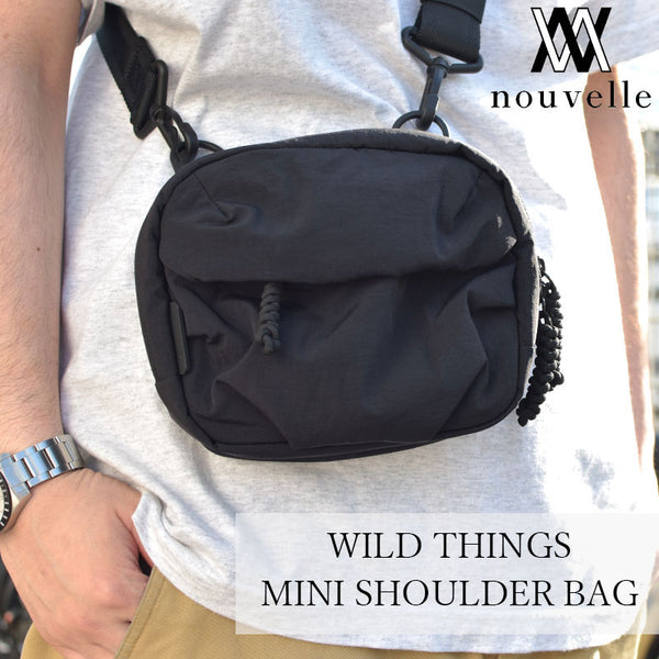 WILD THINGS MINI SHOULDER BAG ブラック