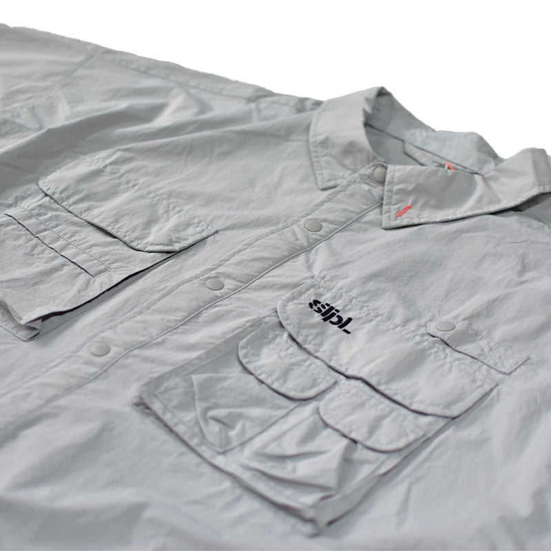 STAPLE RITZ S/S NYLON SHIRT GRAY