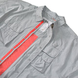 STAPLE RITZ S/S NYLON SHIRT GRAY