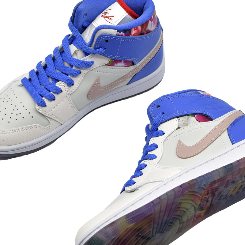 海外限定 NIKE WMNS AIR JORDAN 1 MID SE VALENTINE'S DAY FLOWERS FD4331-121