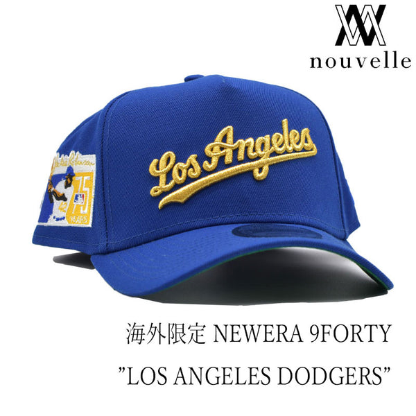 海外限定 NEW ERA 9FORTY  LOS ANGELES DODGERS BLUE " JACKIE ROBINSON "
