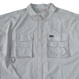 STAPLE RITZ S/S NYLON SHIRT GRAY
