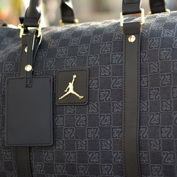 JORDAN BRAND MONOGRAM DUFFLE BAG BLACK