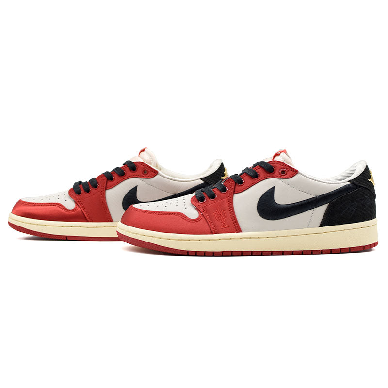 TROPHY ROOM × NIKE AIR JORDAN 1 LOW OG ROOKIE CARD " HOME" & "AWAY " FN0432-100