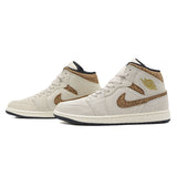 NIKE AIR JORDAN 1 MID SE " Brown Elephant " 4129-102