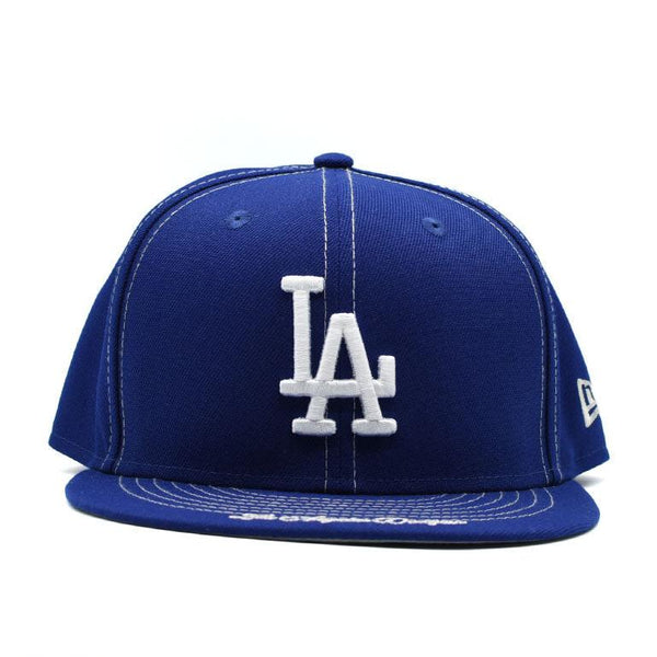 海外限定 NEW ERA 59FIFTY LOS ANGELES DODGERS STITCH FITTED HAT