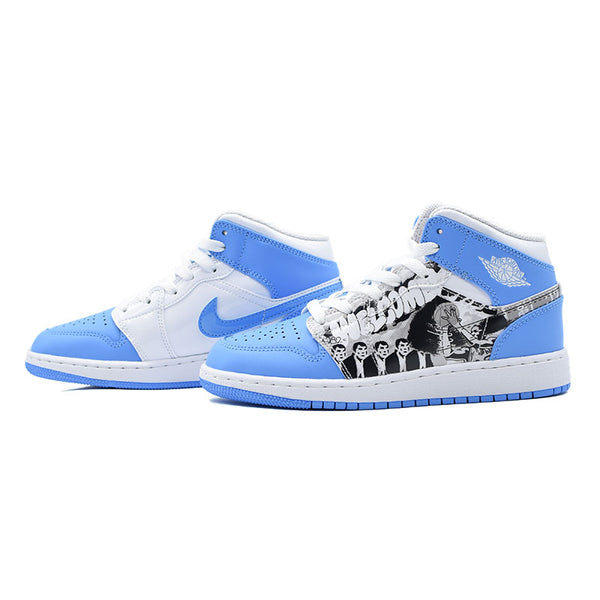 海外限定 NIKE AIR JORDAN 1 MID SNEAKER SCHOOL " GAME WINNER "　DR6492-100