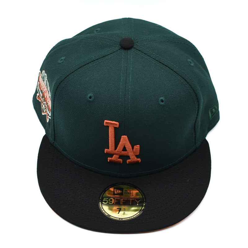 海外限定 NEW ERA 59FIFTY LOS ANGELES DODGERS DARK GREEN