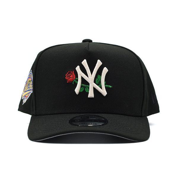 海外限定 NEW ERA NEW YORK YANKEES WORLD SERIES 1996 ROSE 9FIFTY A FRAME SNAPBACK CAP