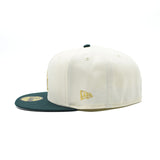 海外限定 NEW ERA LOS ANGELES DODGERS 50TH ANNIVERSARY CHROME GOLD TWO TONE EDITION 59FIFTY FITTED GORRA