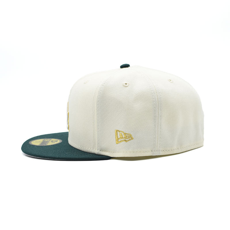 海外限定 NEW ERA LOS ANGELES DODGERS 50TH ANNIVERSARY CHROME GOLD TWO TONE EDITION 59FIFTY FITTED GORRA