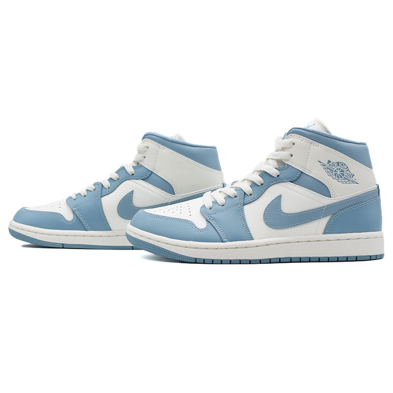 NIKE WMNS AIR JORDAN 1 MID " UNC " BQ6472-141