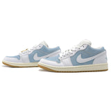 NIKE AIR JORDAN 1 LOW DENIM / WORN BLUE " HQ2004-400