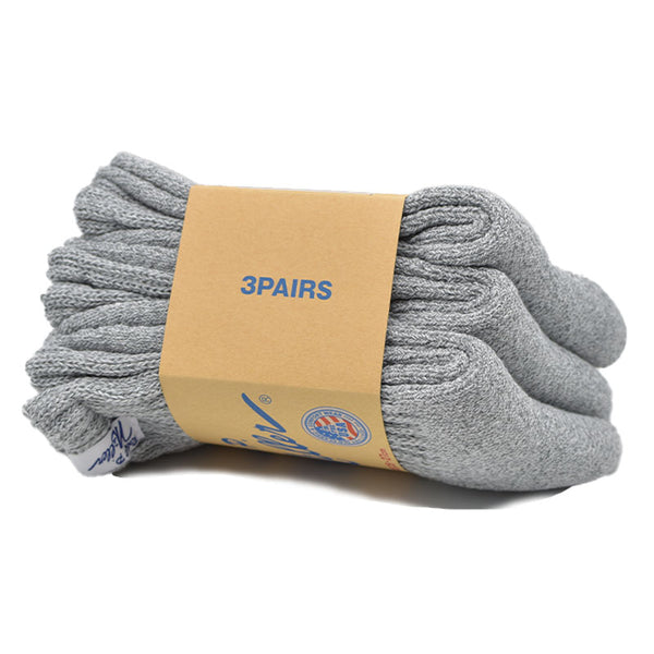 MILLER 3P CREW LENGTH SOCKS GRAY