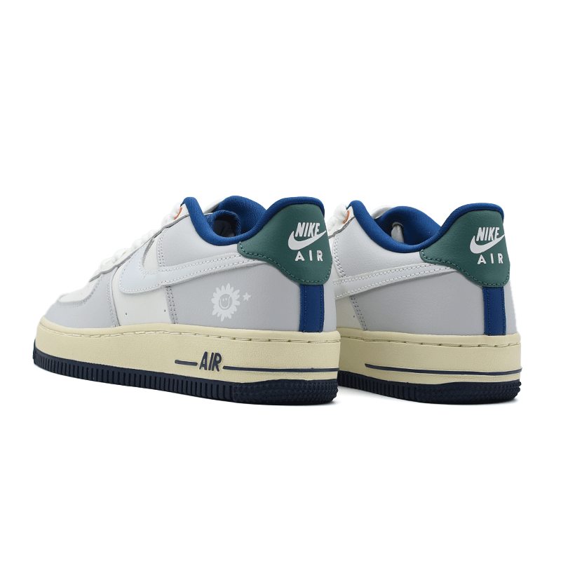 海外限定 NIKE AIR FORCE 1 LV8 " SAIL WHITE THINDER BLUE " GS HM3721-111