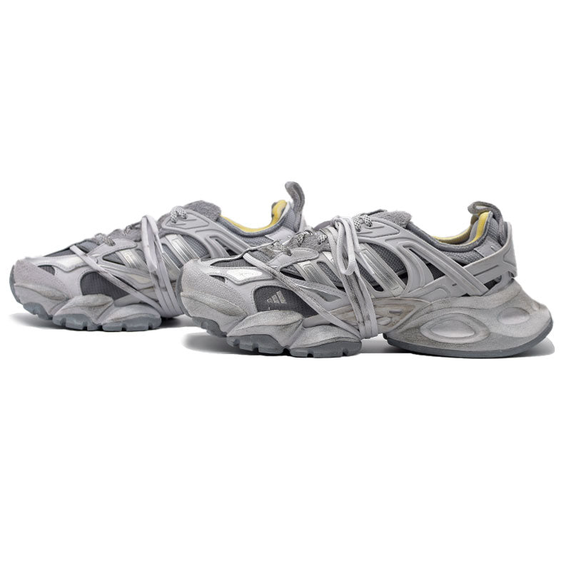 海外限定 ADIDAS XLG RUNNER DELUXE " GREY / SILVER METALLIC " JR9633